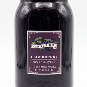 Our 32oz quart jar of Elderberry syrup is designed for large households and serious wellness enthusiasts.