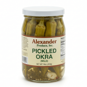 Pickled Okra Mild (16oz Glass Jar)