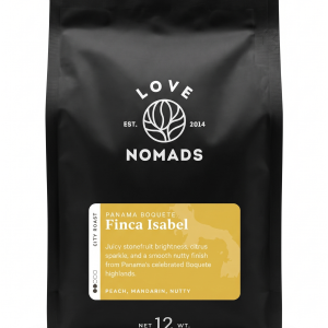Whole Coffee Beans, Panama Boquete Finca Isabel (LOVE NOMADS, 12 oz)